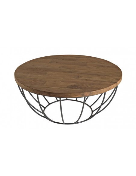 Table basse ronde Thekku