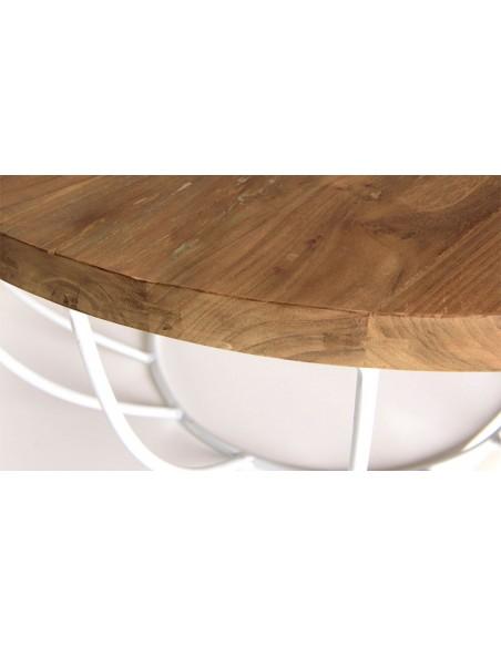 Table basse ronde Thekku