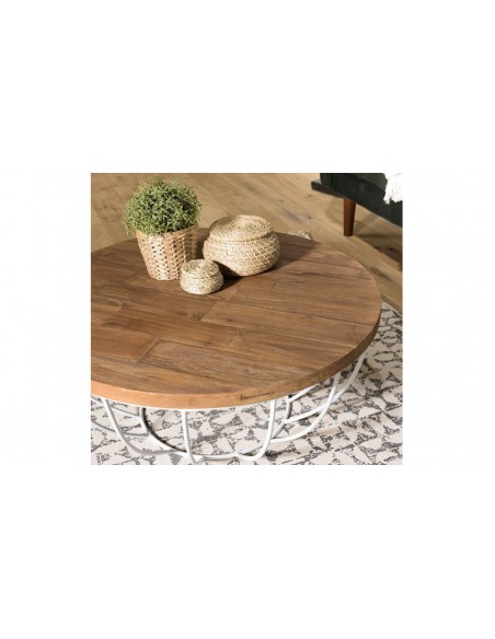 Table basse ronde Thekku