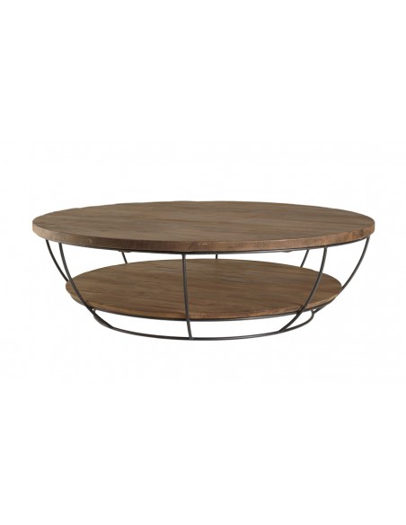 Table basse ronde Thekku