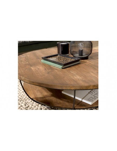 Table basse ronde Thekku