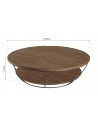 Dimensions table basse ronde Thekku