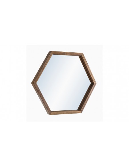 Miroir hexagone design Thekku