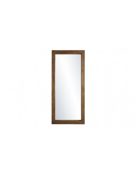 Miroir design rectangulaire teck