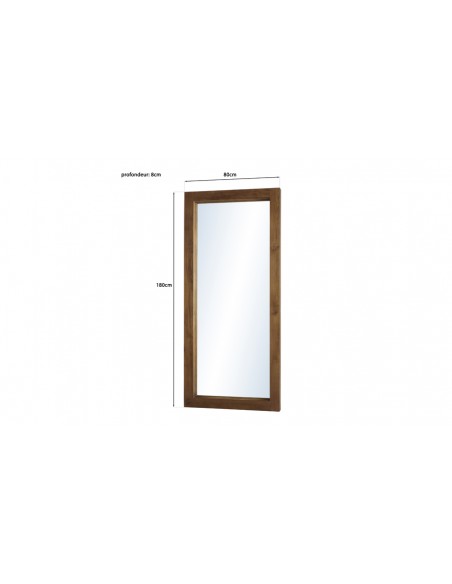 Dimensions Miroir rectangulaire Thekku