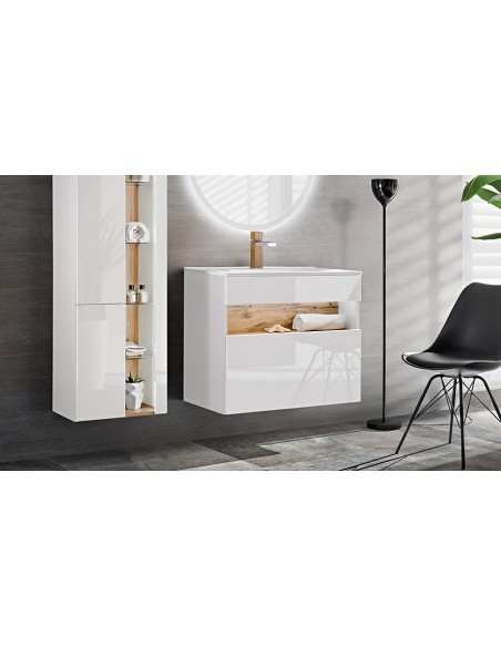 Meuble sous-vasque design scandinave