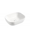 vasque poser ceramique blanche