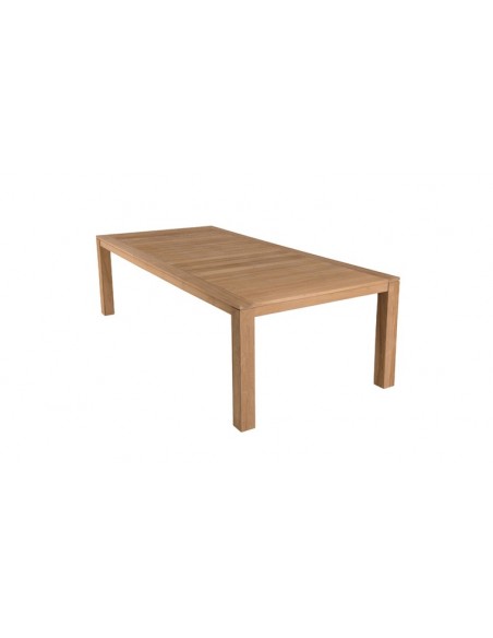 Table de jardin rectangulaire en teck