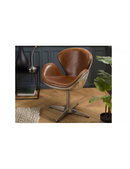 Fauteuil nevada cuir Herman