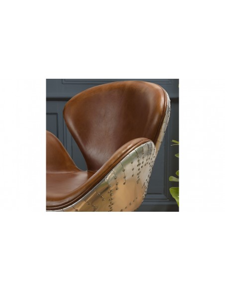 Fauteuil nevada cuir Herman