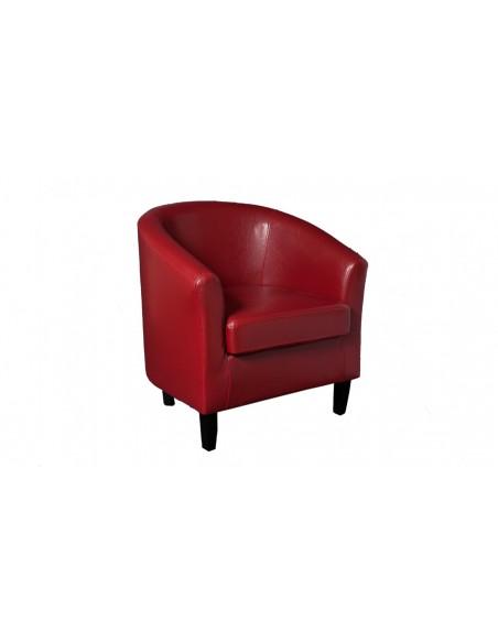 Fauteuil cabriolet rouge