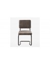Lot 2 chaises taupe Luna