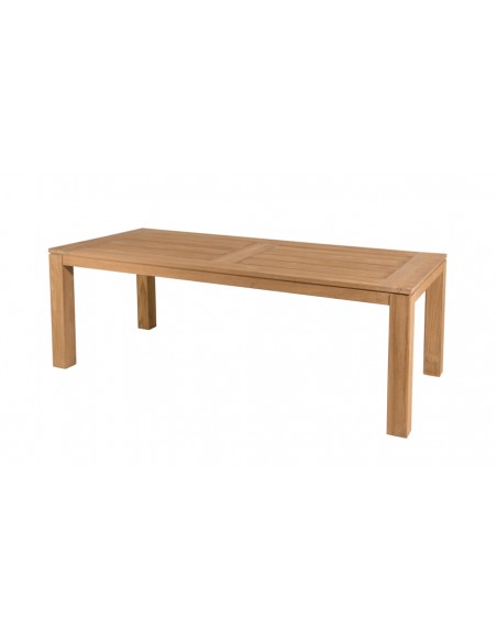 Table jardin rectangulaire teck