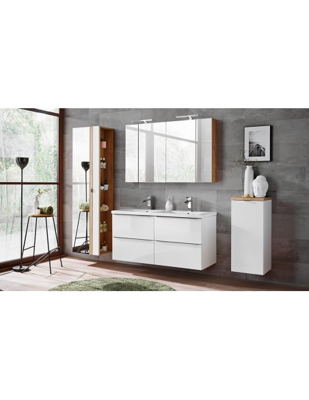 Salle de bain design blanche