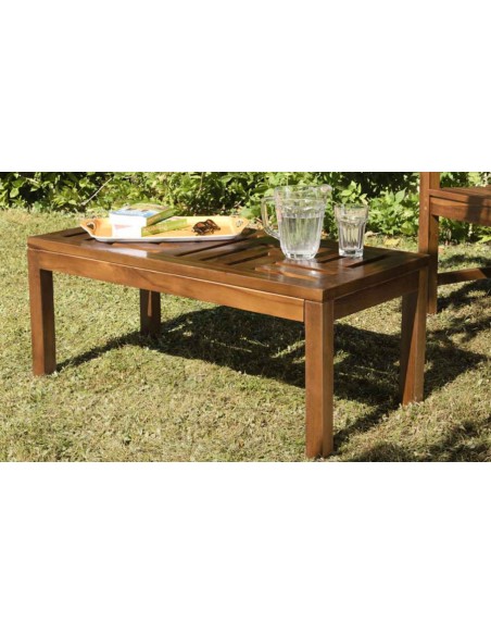 Table basse jardin rectangulaire Lanta