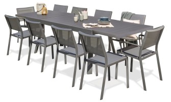 Salon jardin aluminium 10 places