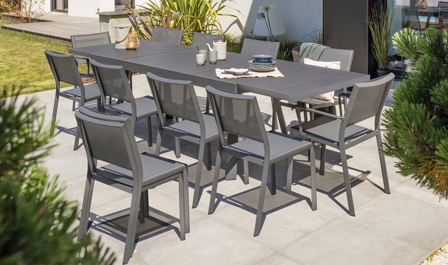Salon De Jardin Aluminium 12 Personnes
