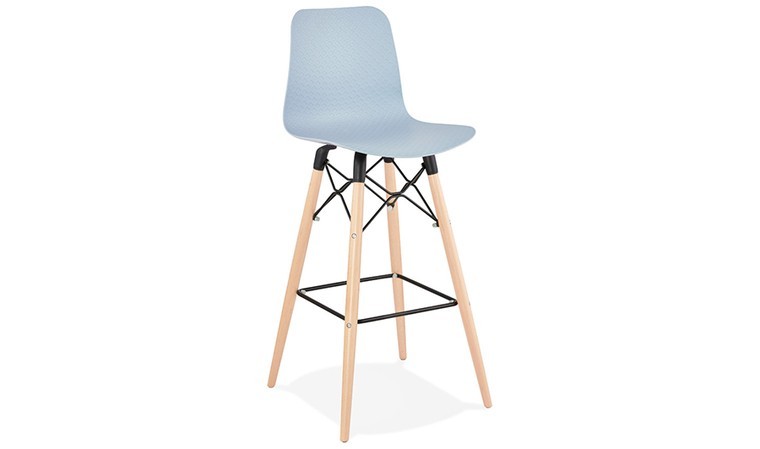 Tabouret Haut Dossier Bas DETENTE, Chaises Hautes Design