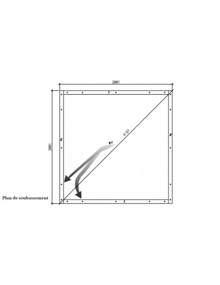 Plan de soubassement