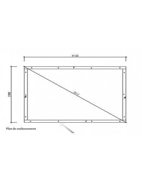 Plan de soubassement