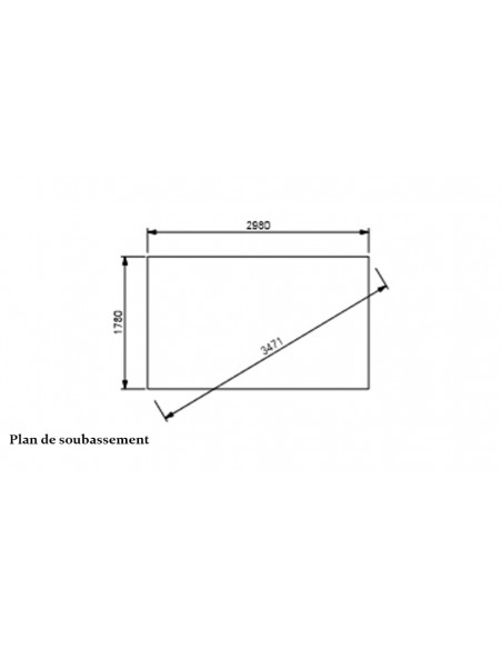 Plan de soubassement