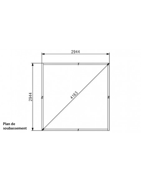 Plan soubassement Wyoming