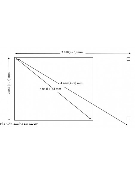 Plan soubassement