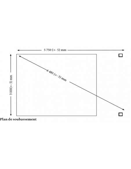 Plan soubassement