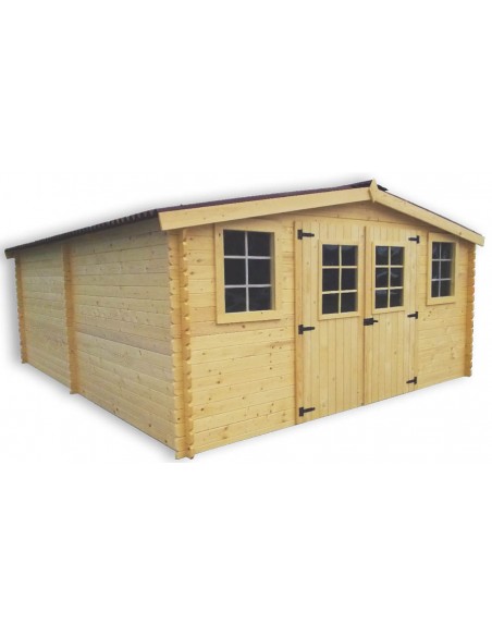 Chalet de jardin en kit Barbados / 21M2 / 44MM - bois et design premium