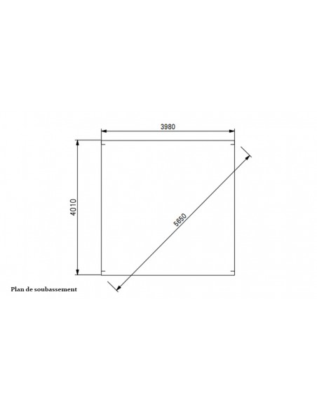 Plan soubassement