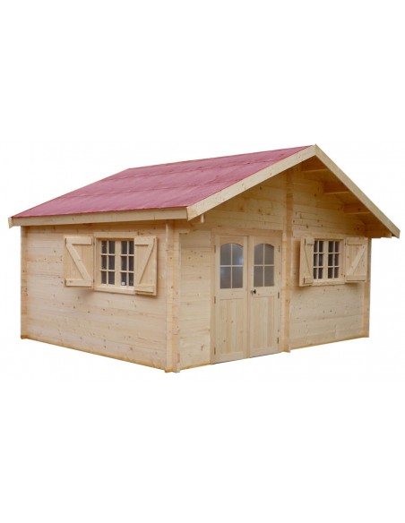 Chalet jardin bois madriers 42 mm