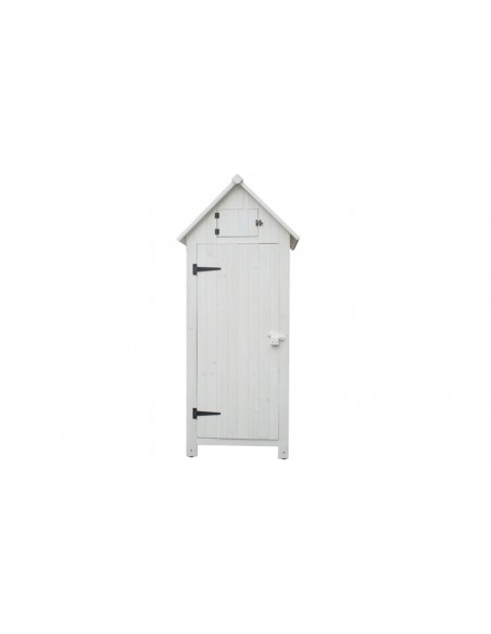 Armoire jardin bois blanc Playa