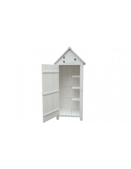 Armoire jardin bois blanc Playa