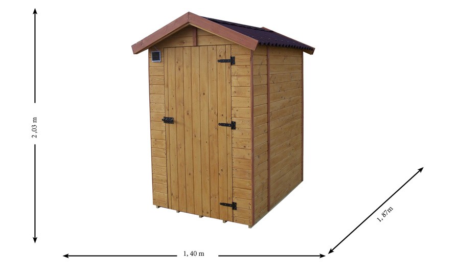 seau en bois massif pour sciure pour toilette sèche - Toilettes sèches :  vente de kit toilette sèche, cabane et wc de camping