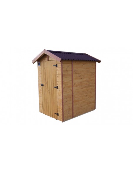 Cabane toilette sèche bois