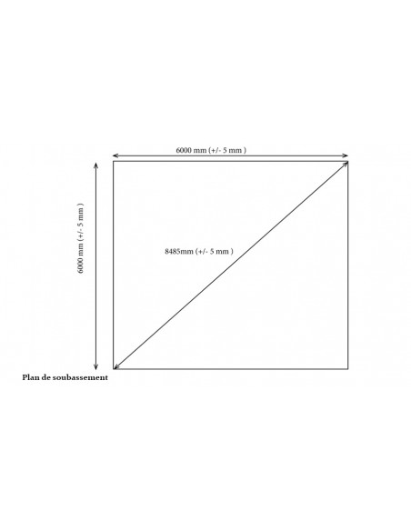 Plan soubassement