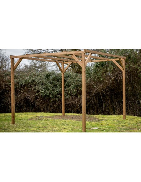 pergola bois THT Gotland