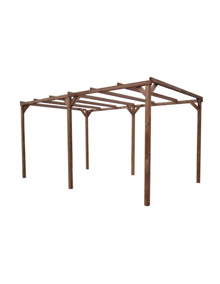 pergola bois thermochauffé 5m