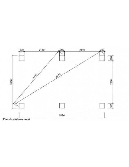 Plan soubassement