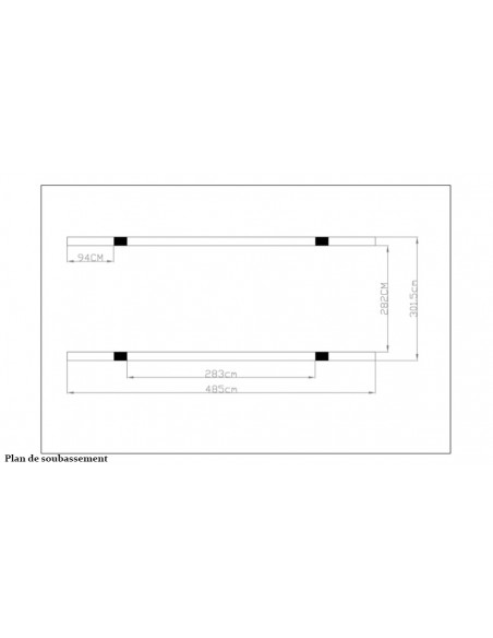 Plan soubassement