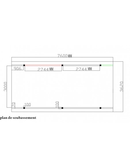 Plan soubassement