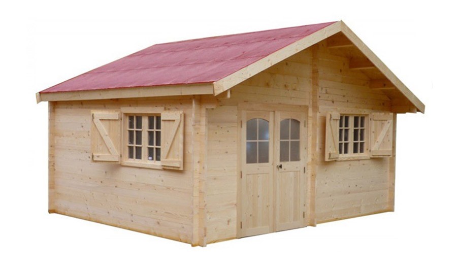 Grand abri de jardin en bois massif 35,34 m2 - Bobby