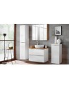 Colonne blanche salle bain Caraibes
