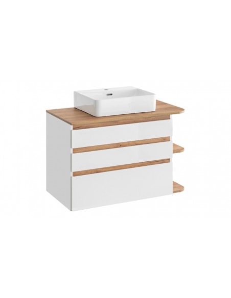 Meuble vasque blanc moderne