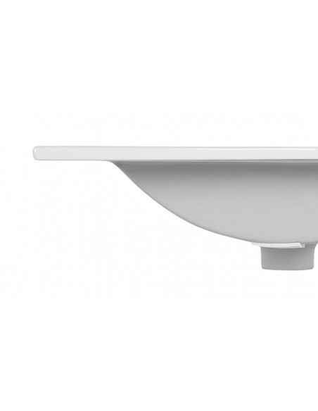 Plan vasque blanc 60 cm