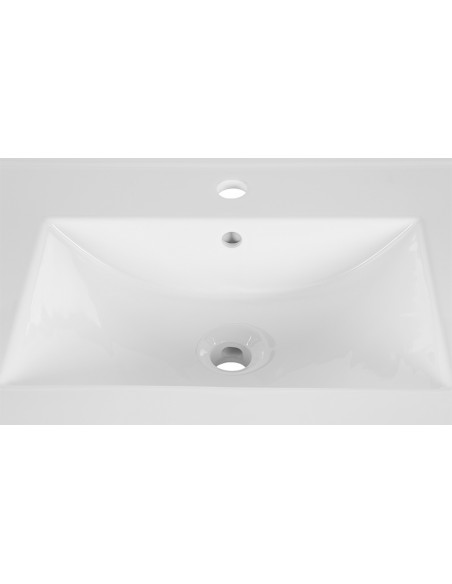 Plan vasque blanc 60 cm