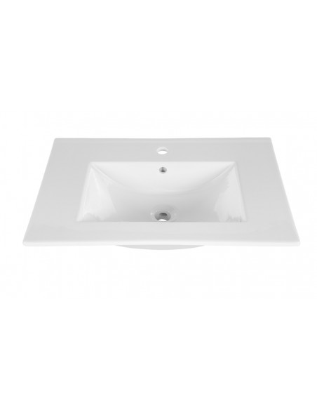 Vasque encastrable céramique blanche 80 cm