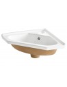 Plan vasque d'angle
