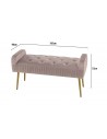 Dimensions banc lit velours Emilia