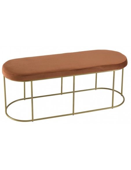 banc velours doré Emilia